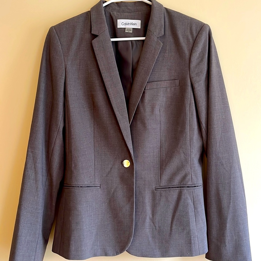 Calvin Klein Blazer - Grey size 8